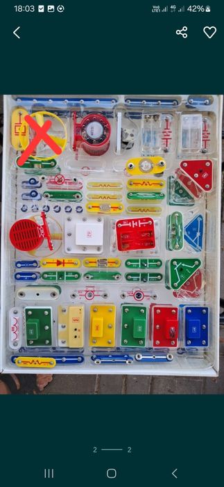 Електронний конструктор знаток по деталям в роздріб