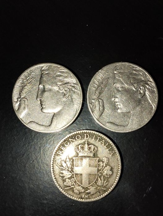 Moedas de Itália muito antigas