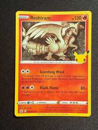 Carta Pokémon Celebration 25th Anniversary Reshiram 02/25