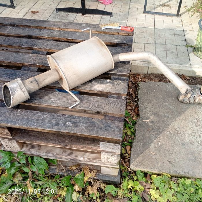 Тюнингованый выхлоп глушитель Subaru outback legacy