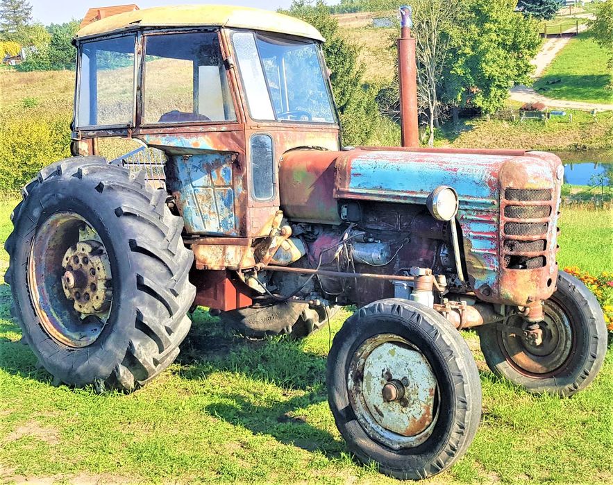 Ursus Zetor C4011 nr fab. 12.632, C360 obciążniki osi, lampy, błotniki