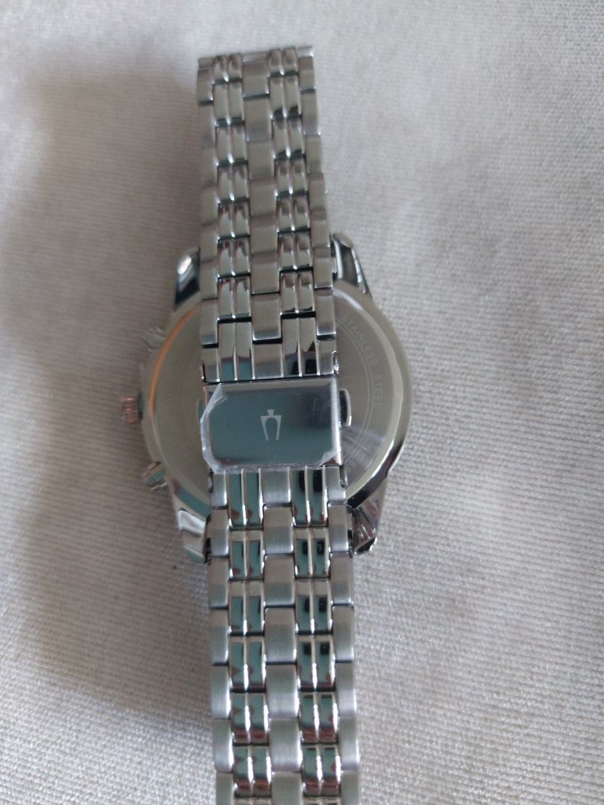 Новий чоловічий годинник хронограф BULOVA з діамантами