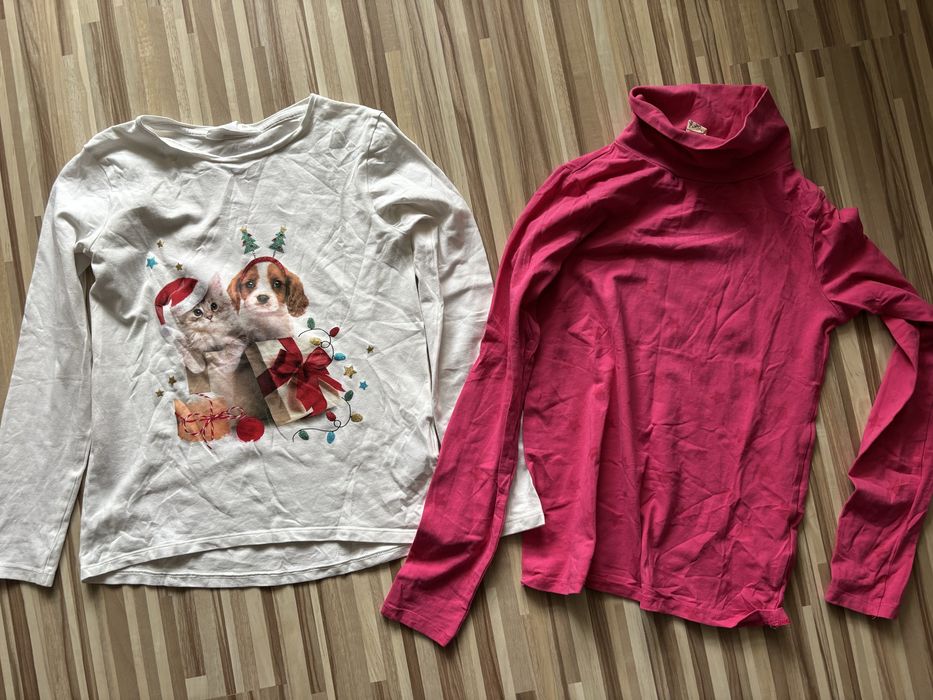 Paka ciuszki r.134/140 (10szt) bluzy, swetry, softshell, golf