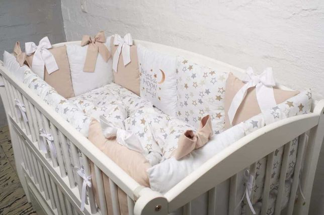 Набор постельного белья для младенцев подушка бортики одеяло постель