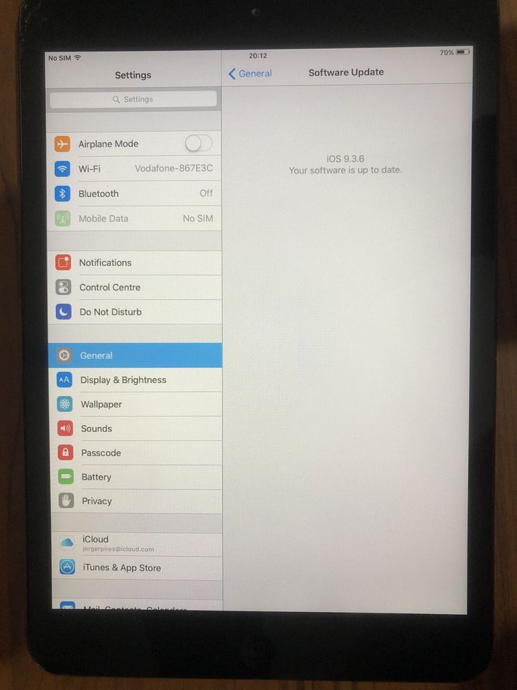 iPad mini 16GB Wifi c/ slot para sim