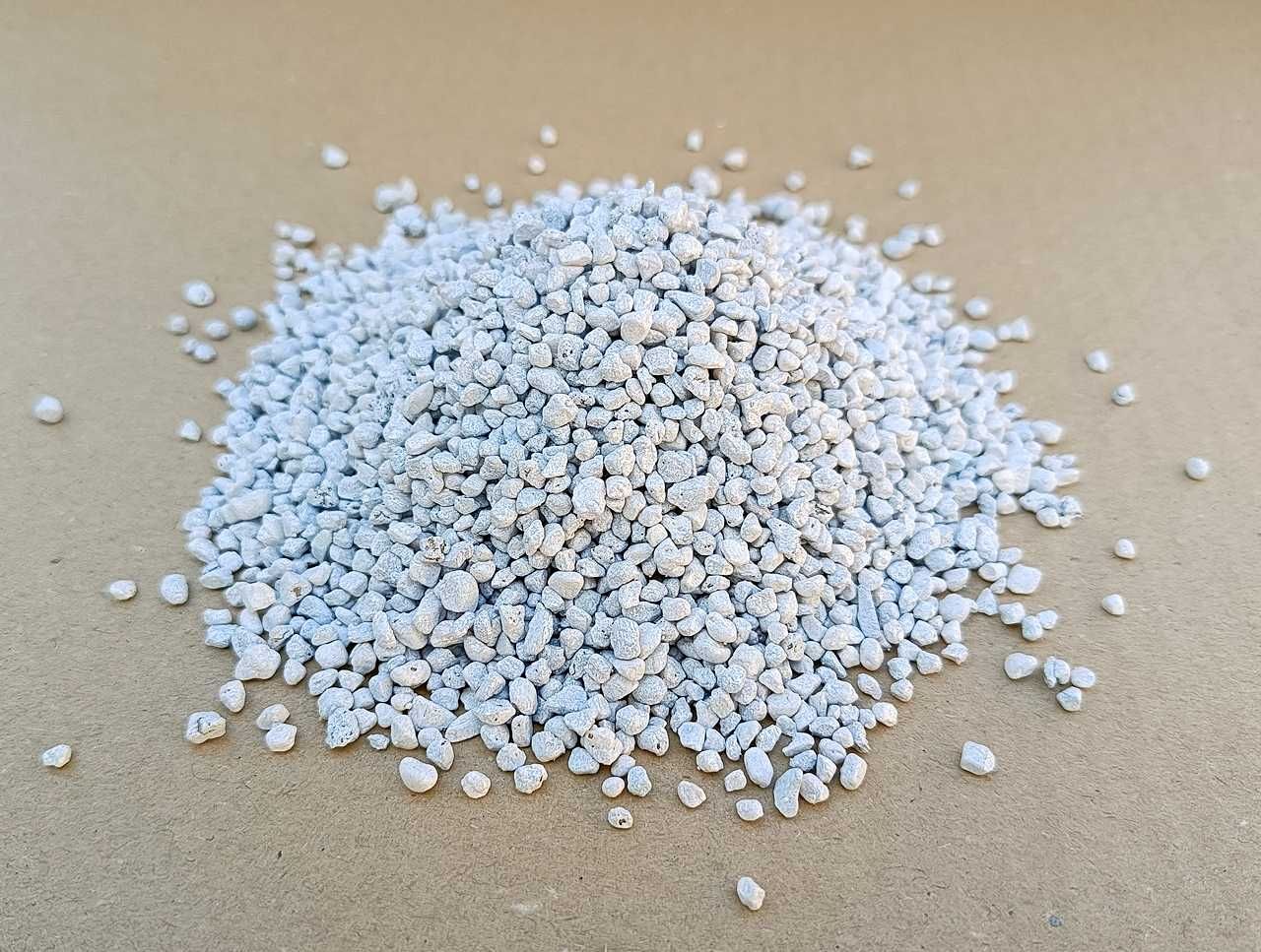 BIAŁY żwirek kwarcowy ceramiczny do akwarium 2-4mm 1kg AQUAdream