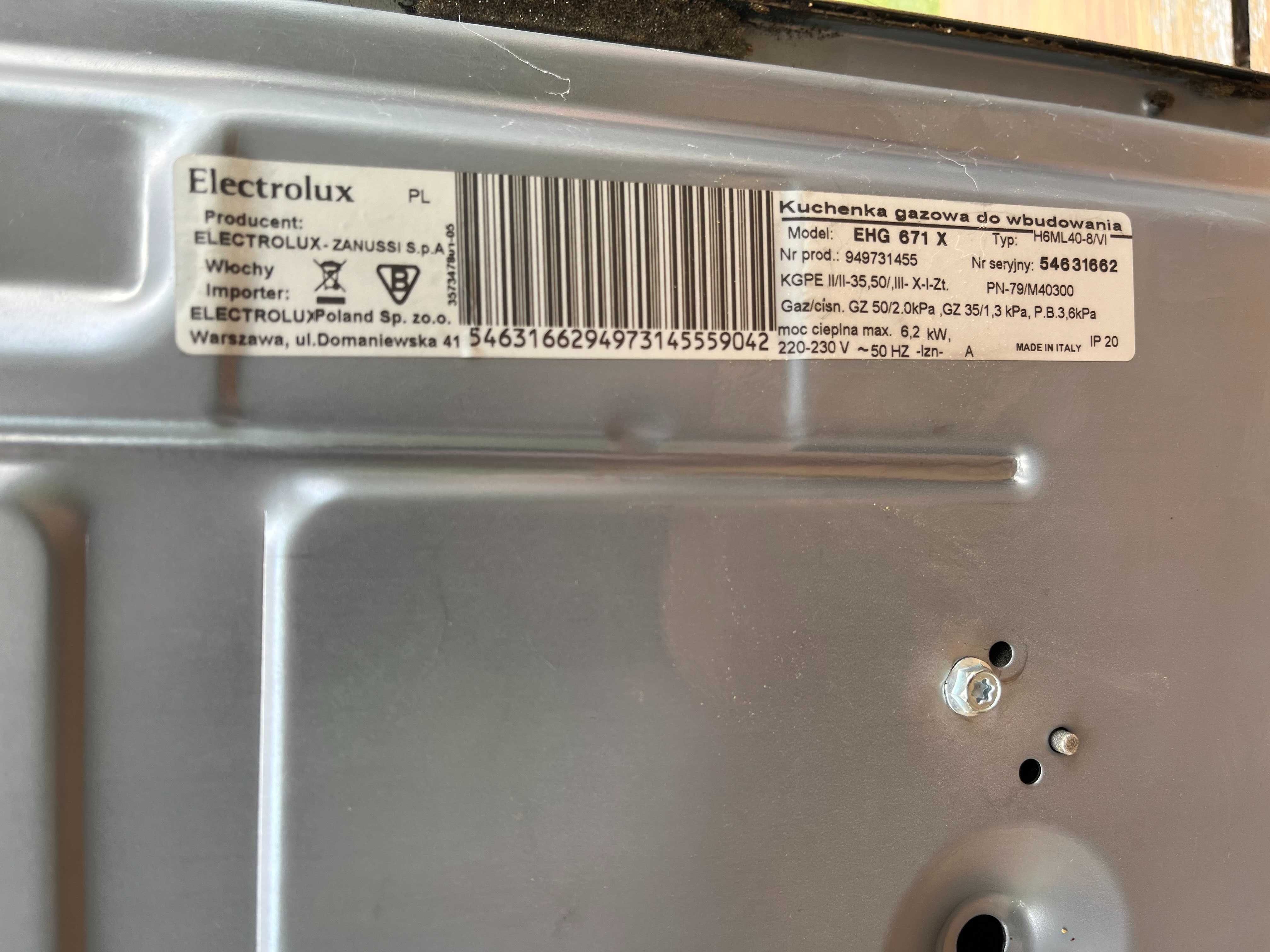 Płyta gazowa Elektrolux