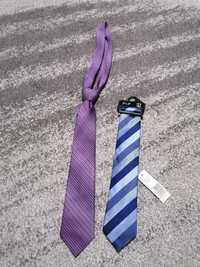 Krawat męski krawaty niebieski fioletowy