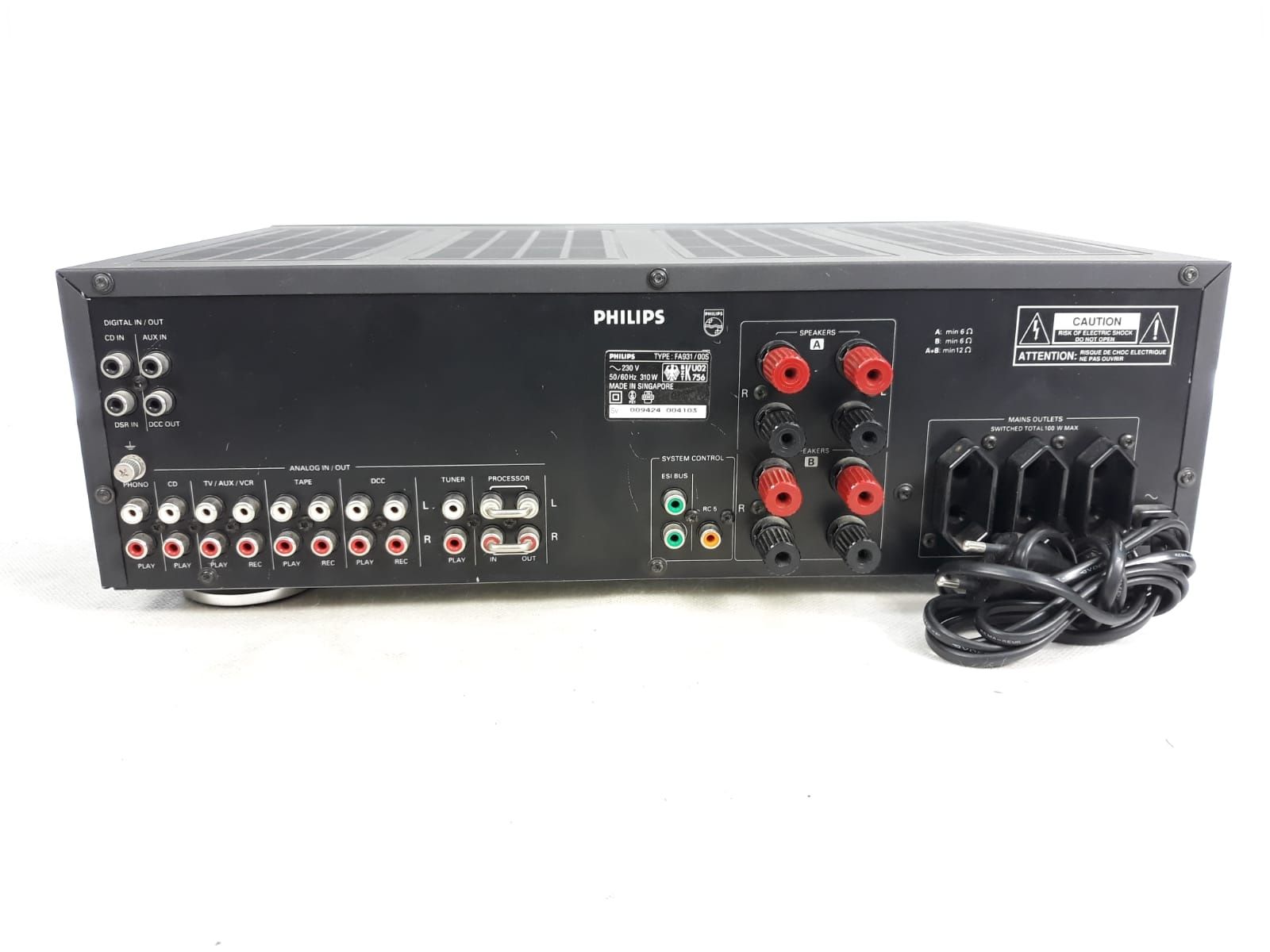 Wzmacniacz Philips FA 931 2x80W 6ohm Audiofilski początek Dobór audio