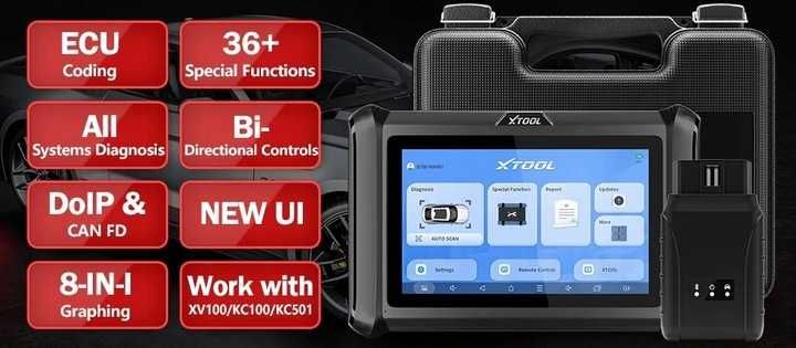 Komputer Interfejs Diagnostyczny OBD2 CANFD DOIP Xtool D7W j. polski