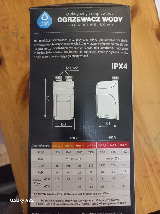 Ogrzewacz wody elektryczny