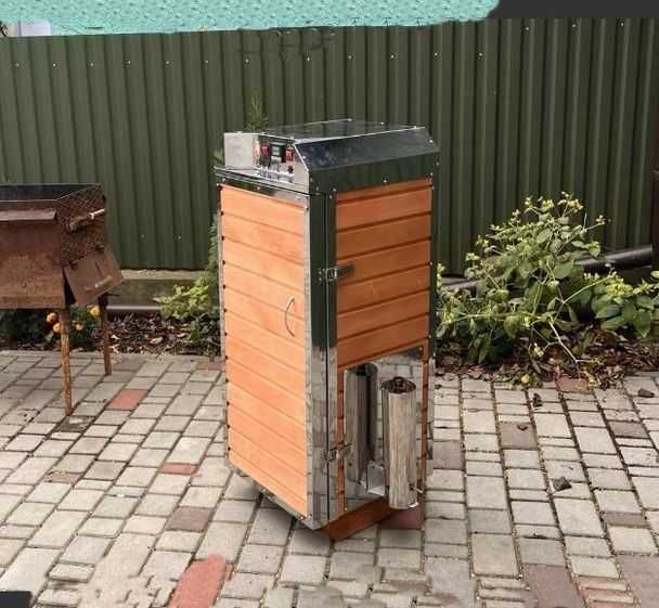 Електро коптильня 4 в 1 (8;15;25;60кг)холодного/гарячого копчення+сушк