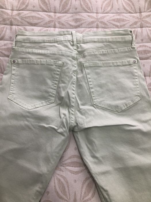 Calças verdes nr 36 da Mango + portes