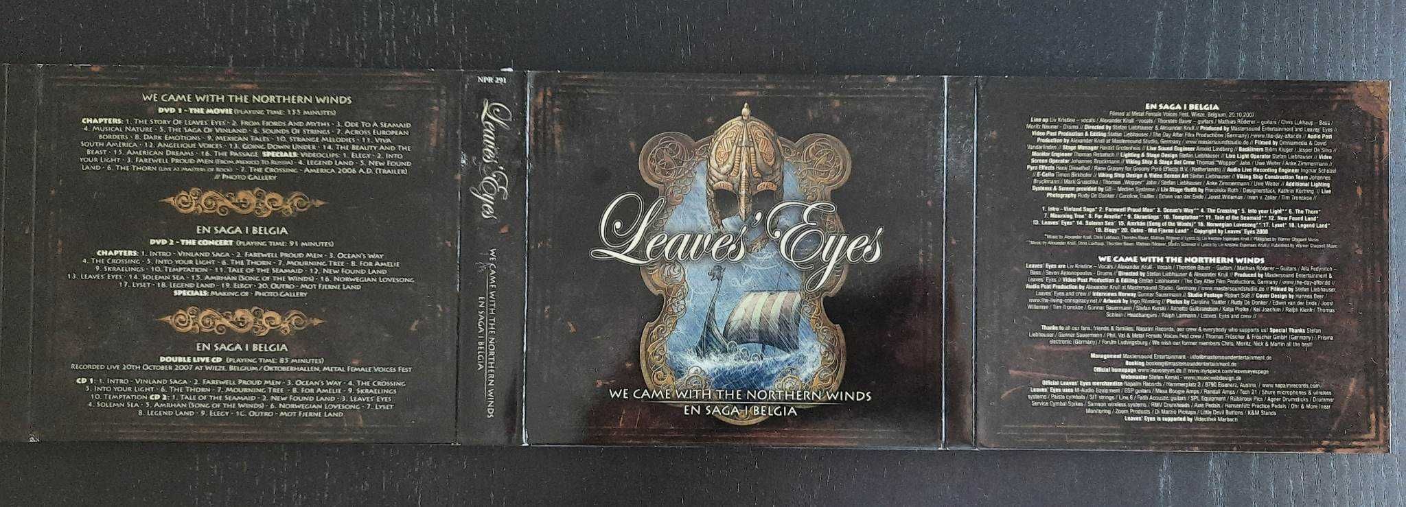 Leaves Eyes-We Came with the Northern Winds/En Saga i Belgia 2CD/2DVD