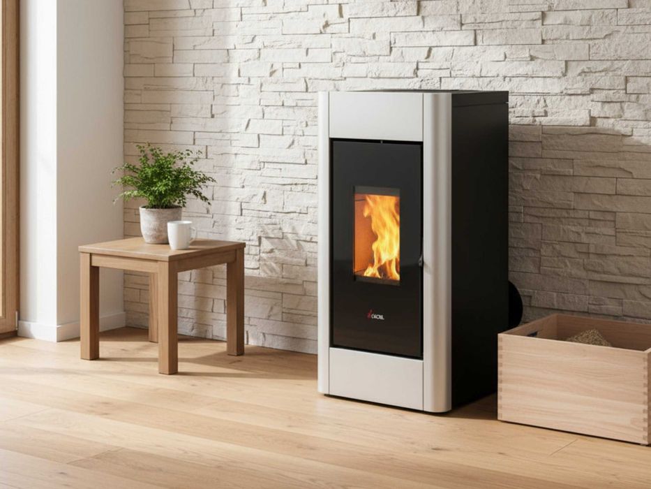 Piecyk na pellet piec wolnostojący Cadel Sweet 7kw AIR Powietrzny A+