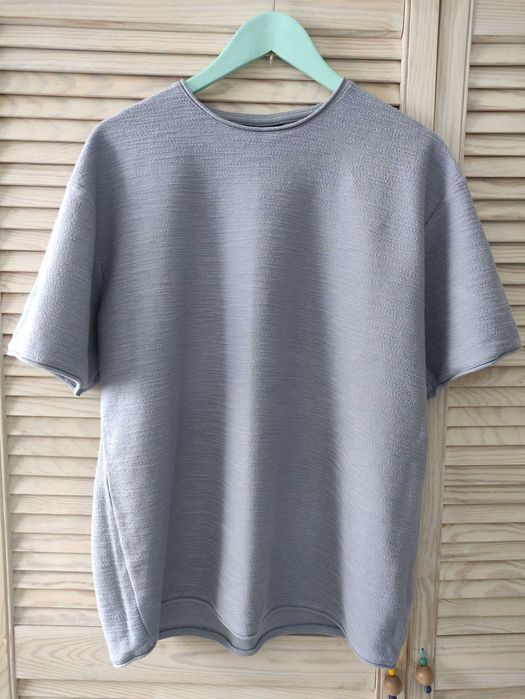 T-shirt z grubszego materiału kolor gołębi SMOG rozm. L