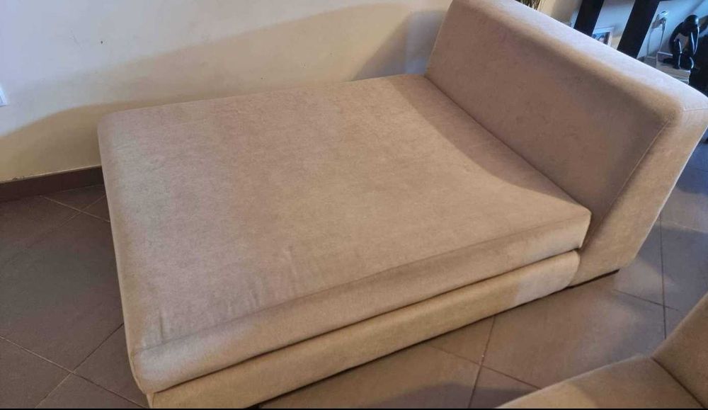 Oportunidade única sofá e chaise lounge