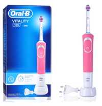 Szczoteczka elektryczna Oral-B Vitality 100 3D White-Różowa +ładowarka