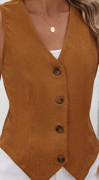 Śliczna damska kamizelka slim,