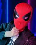 Maska Spiderman Z Ruchomymi Oczami - Super Hero Cosplay Dla Każdego
