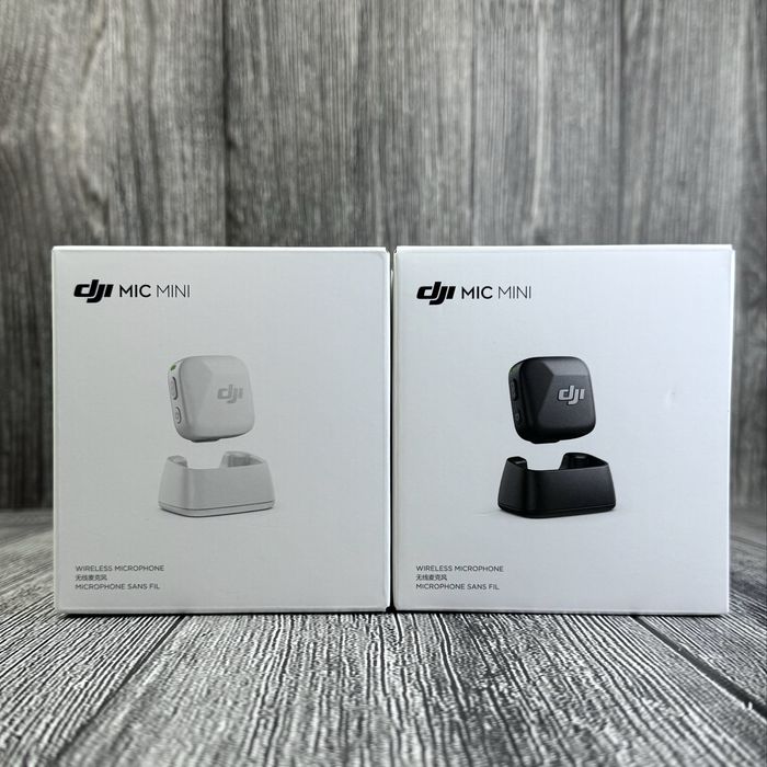 DJI Mic Mini Black, Arctic White.