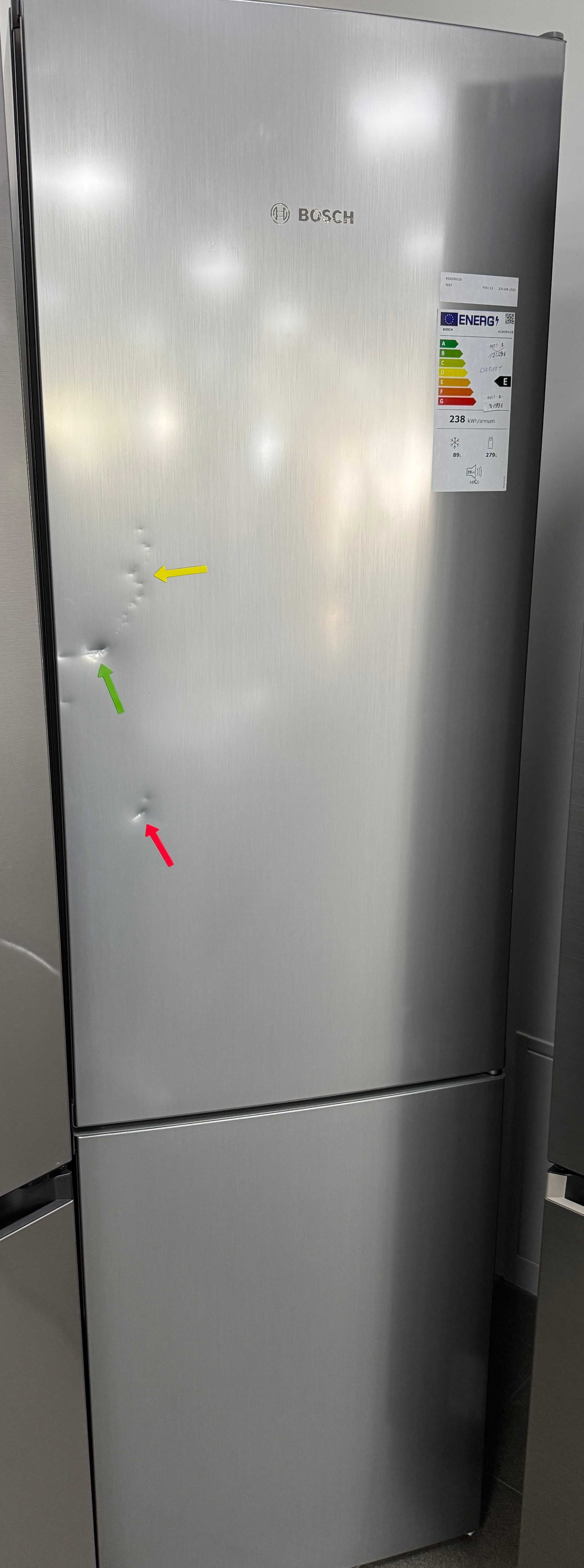 OUTLET Bosch Serie 4 KGN39VLEB 203cm srebrna No-frost - Gwarancja -