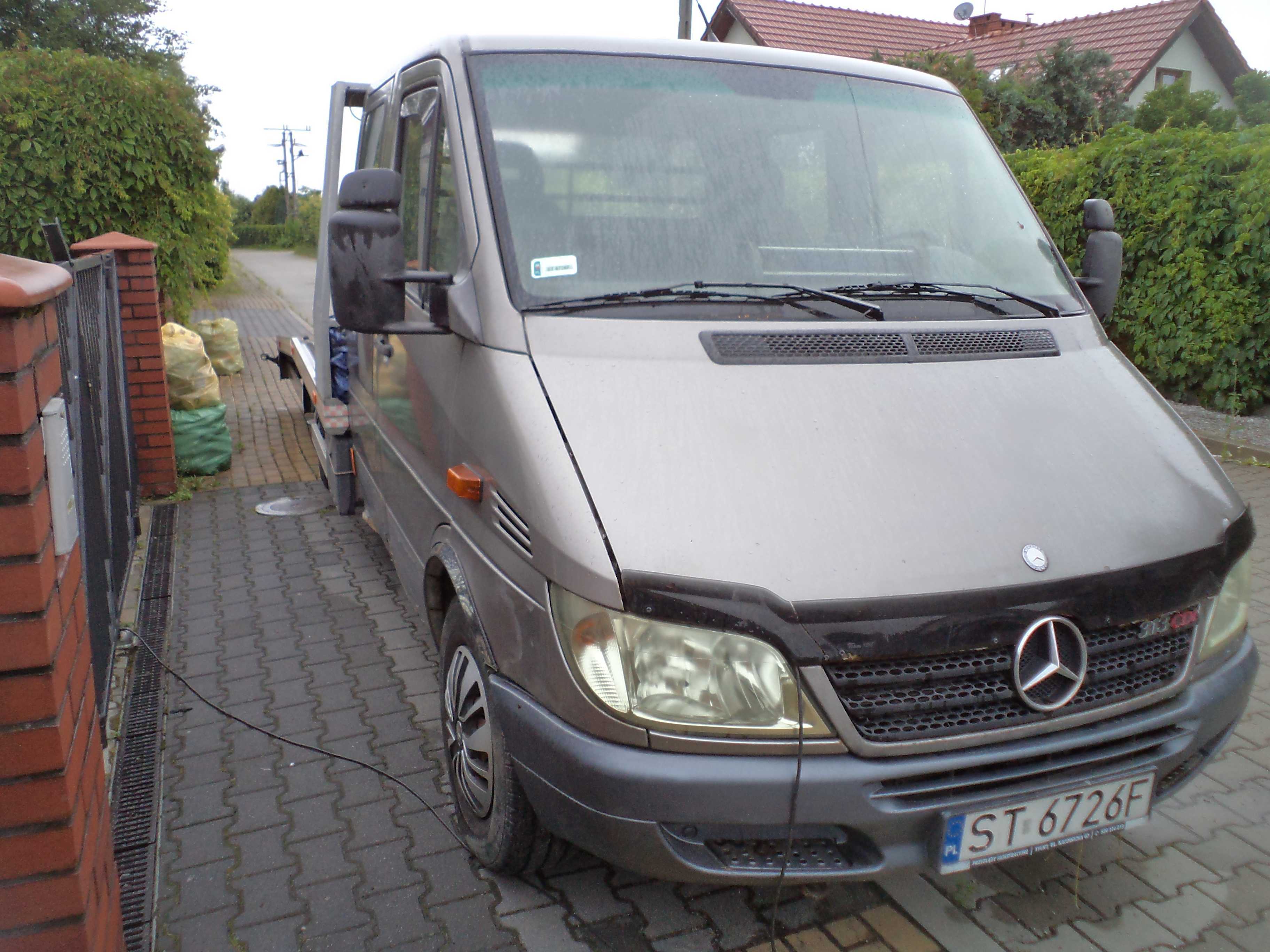 ZAREZERWOWANY Mercedes Sprinter Laweta 2.2 CDI 2004 R