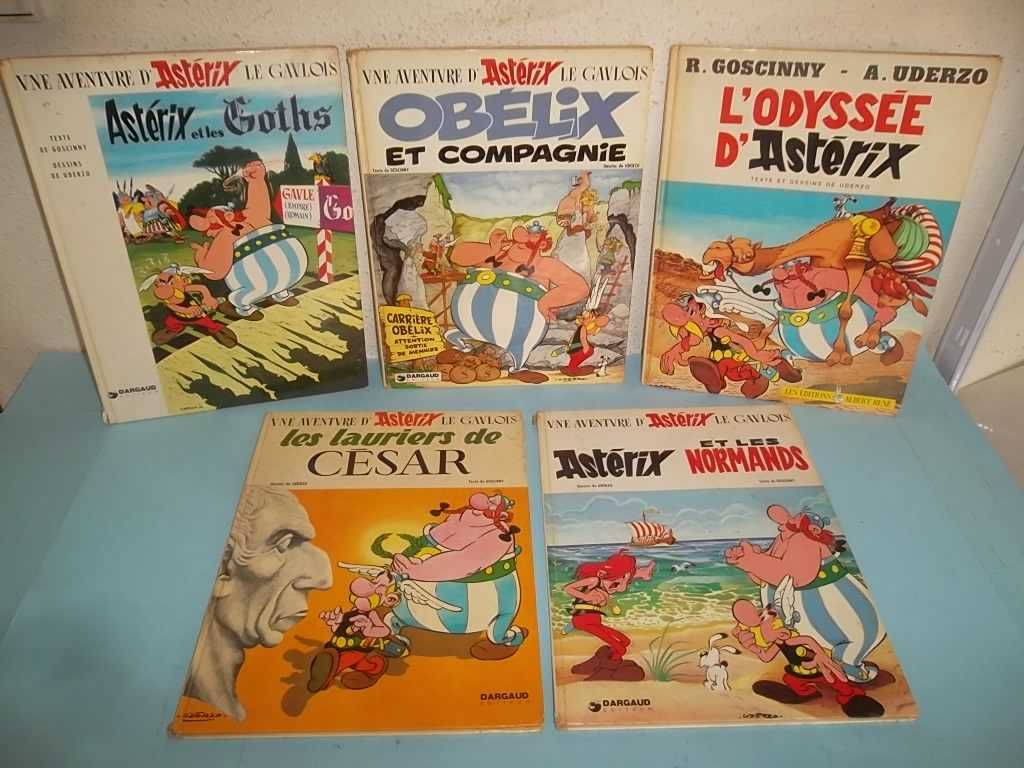Astérix - 21 Álbuns antigos em francês, algumas 1ªs edições