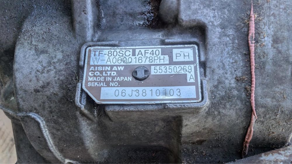 Automatyczna skrzynia biegów Vectra 2.8 Aisin TF80SC-AF40