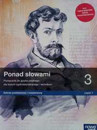 "Ponad słowami" 3.1 podręcznik języka polskiego