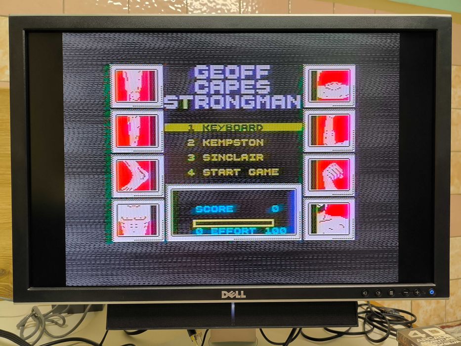 Gra Strongman dla ZX Spectrum Sinclair BOX