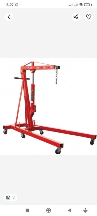 Гідравлический подкатной кран в оренду.