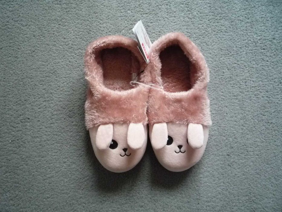 Cleve Kapcie damskie r. 39 Różowe Ciepłe Lekkie Wygodne Antypoślizgowe