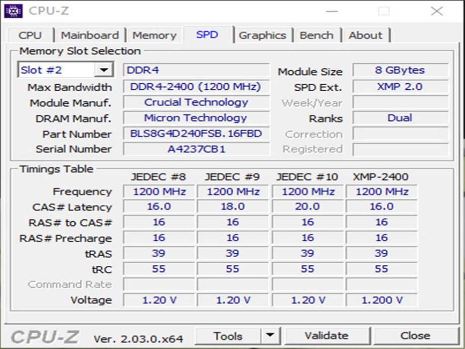 DDR4 16GB CruciaL BaLListiX 2400 -Komputer