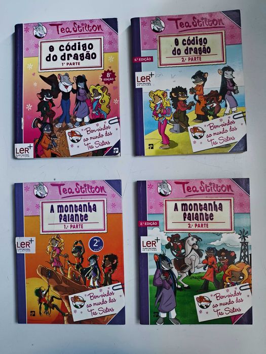 Conjunto de 4 livros de Tea Stilton