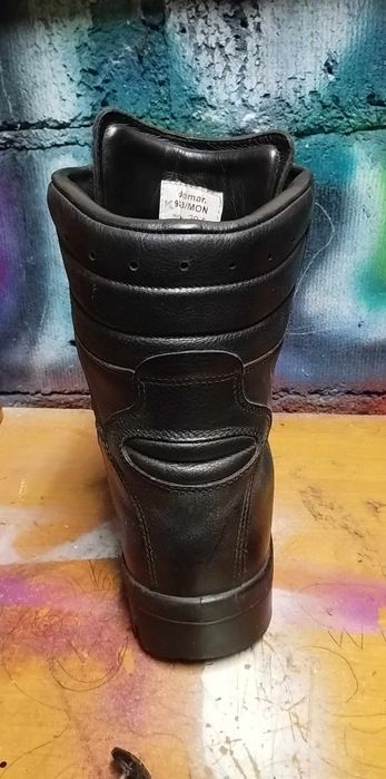 Wojskowe Buty Zimowe Skórzane Czarne 933/MON Demar. rozmiar 29,5cm