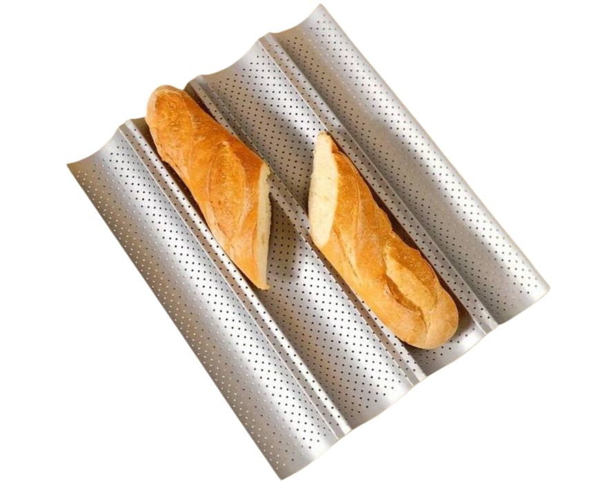 blacha forma do pieczenia bagietek chleba na 4szt