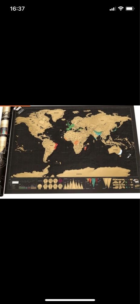Mapa zdrapka scratch map deluxe edition