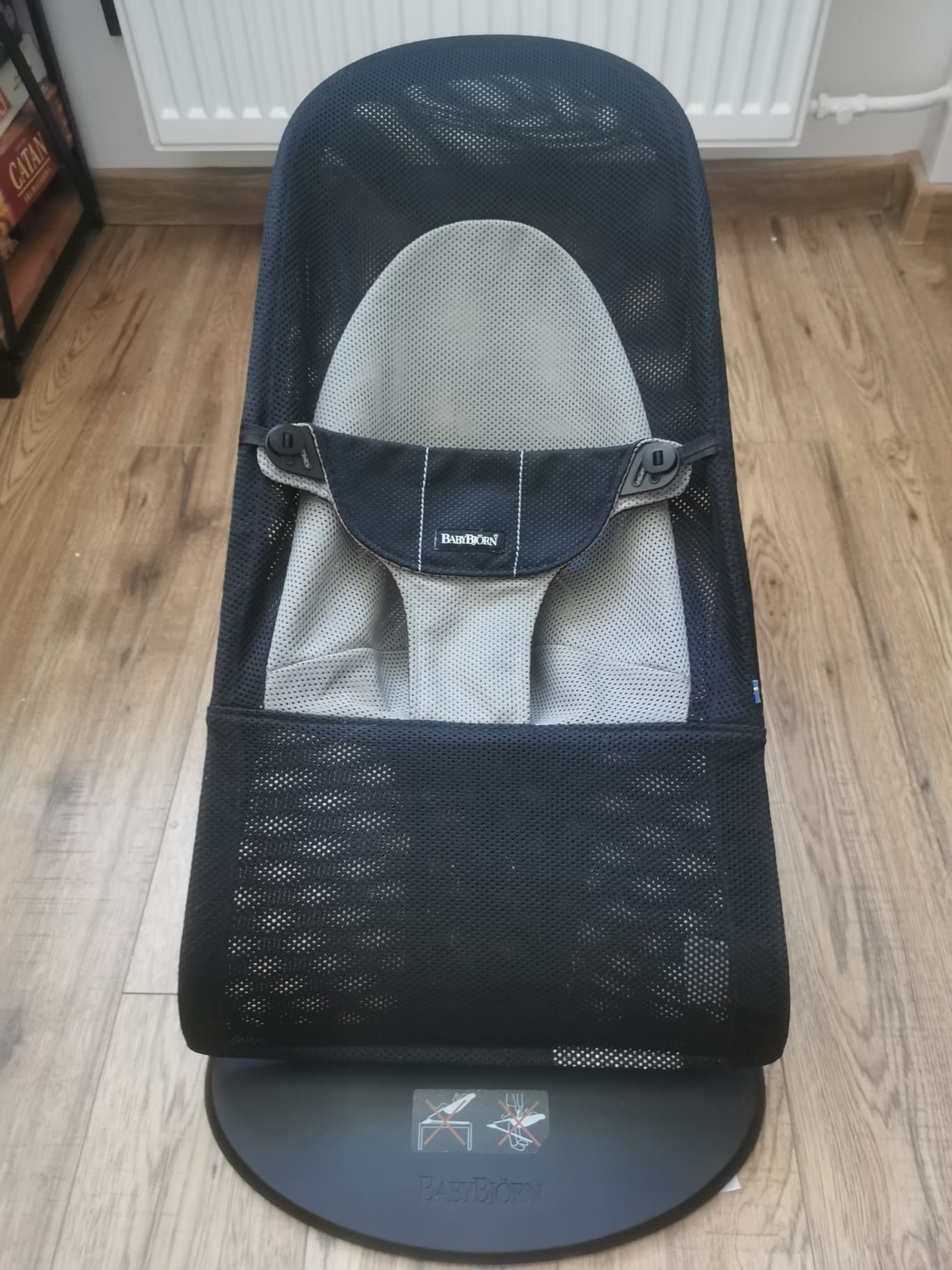 leżaczek Babybjorn bouncer balance + pudełko soft