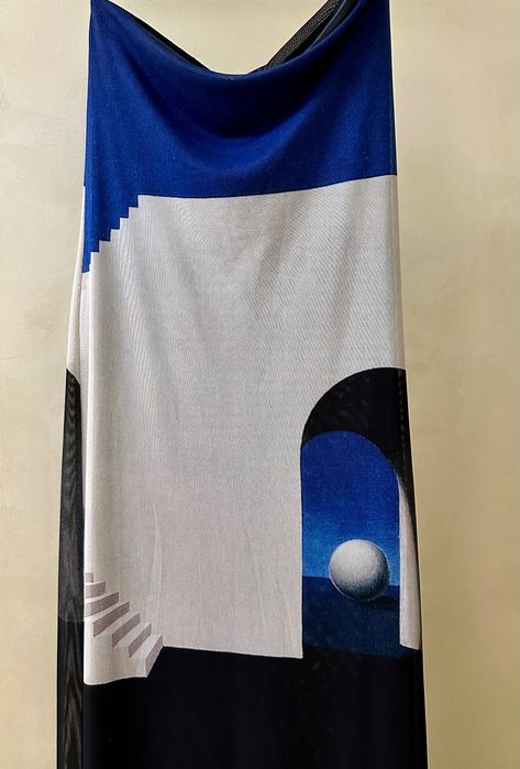 ZARA колаборація René Magritte максі сукня літня круїзна довга платье