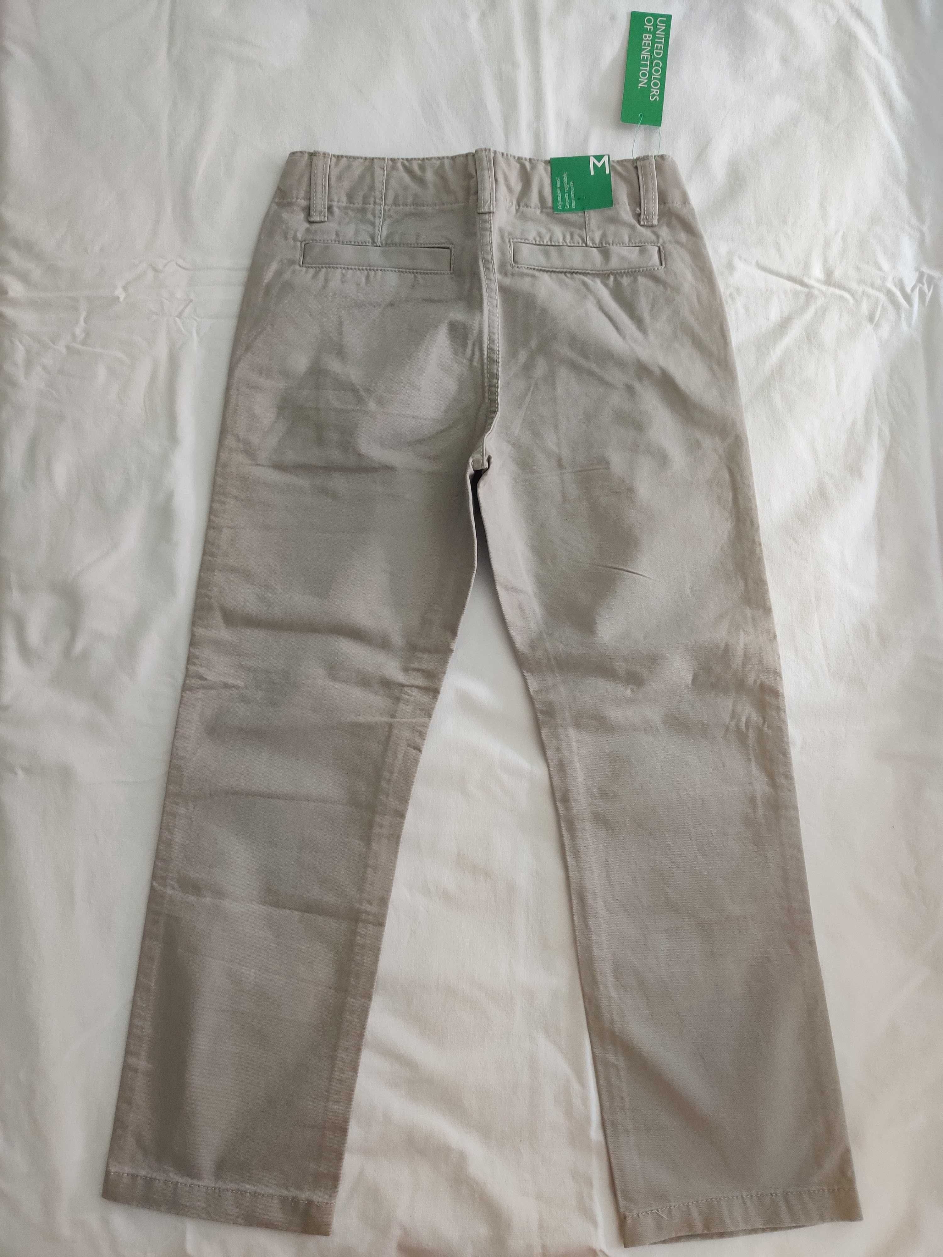 Calças chinos - Benetton - menino 7/8 anos