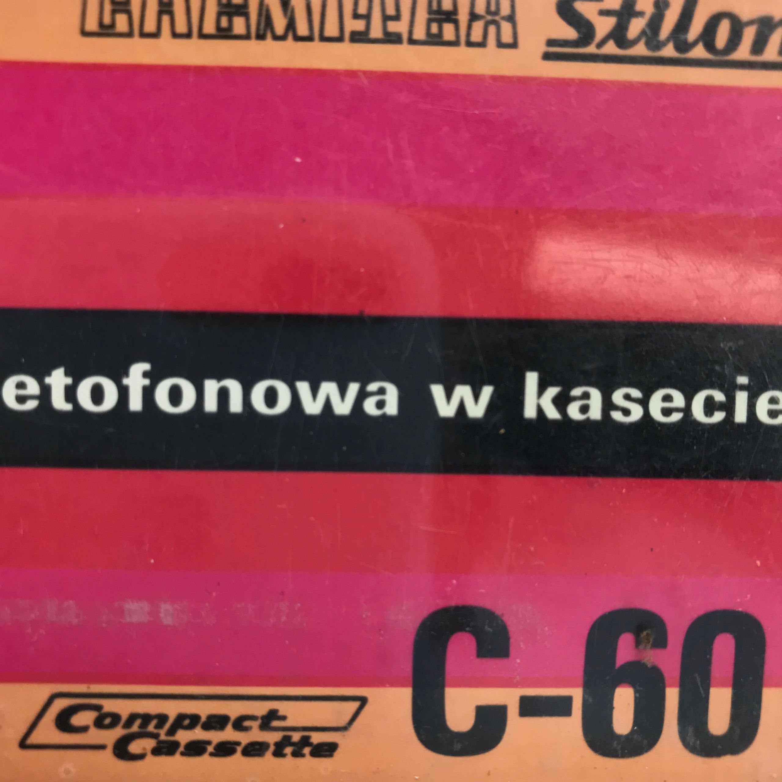 Kaseta - Kaseta magnetofonowa Stilon C60