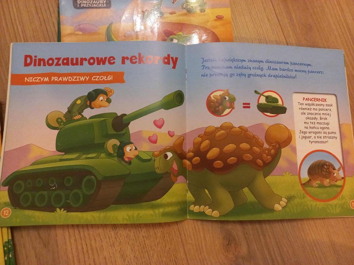 Zestaw Książek Dinozauy