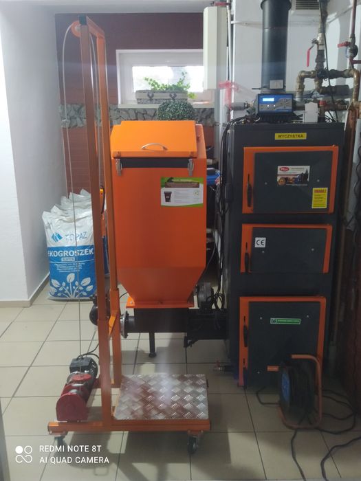 Podnośnik worków, dźwig ,Winda do węgla ekogroszku peletu wegiel