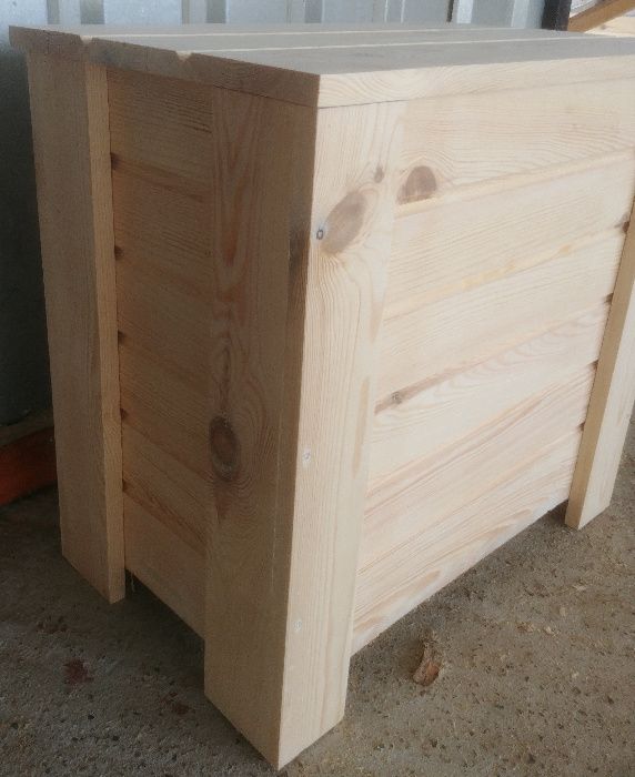 Kufer drewniany kuferek skrzynia narzędziowa XS 50x30x50 Tanio wysyłka