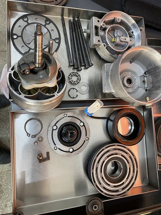 Компрессор кондиционера Ланос после ПОЛНОЙ ПЕРЕБОРКИ гарантия