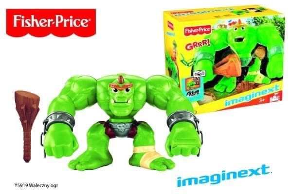 Imaginext zielony ogr Fisher Price
