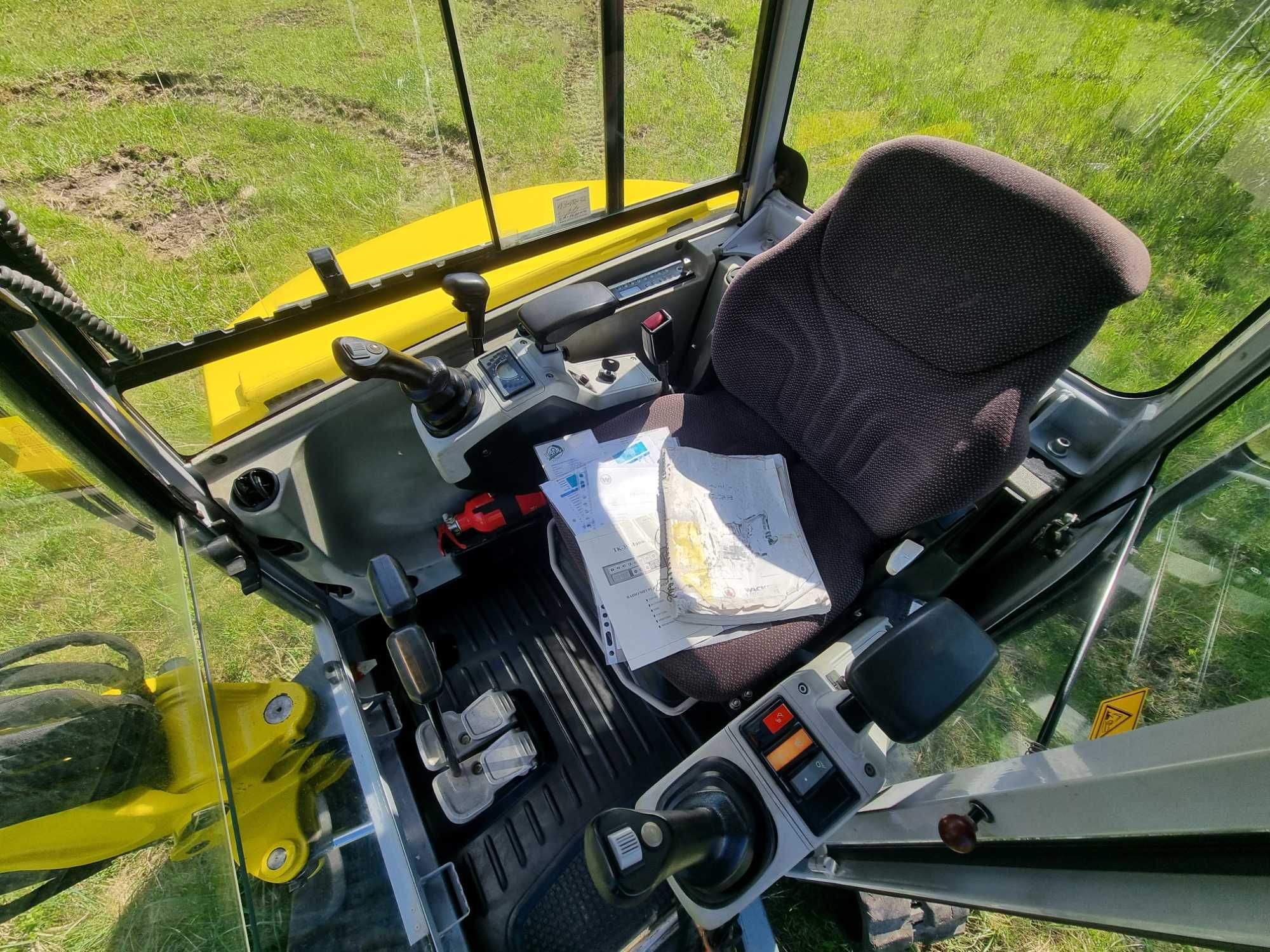 WACKER NEUSON EZ38 Minikoparka 4tony 2015r 2399h z Norwegii JAK NOWA