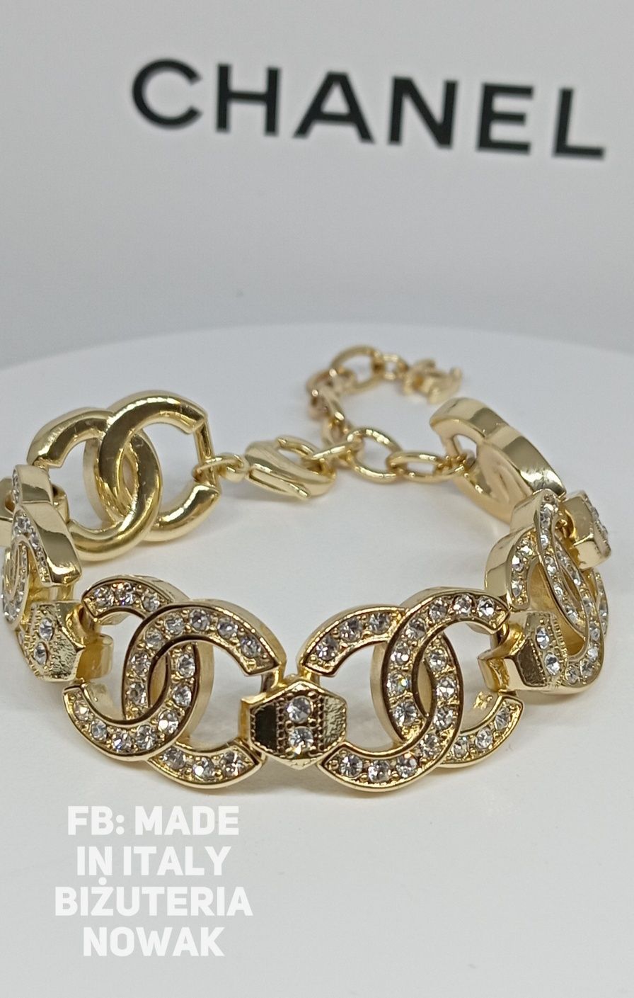 Bransoletka cc chanel cyrkonie