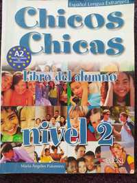 Chicos Chicas nivel 2 A2  - podręcznik do nauki j. hiszpańskiego